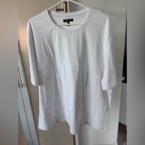 Brunette The Label White Short Sleeve Tee